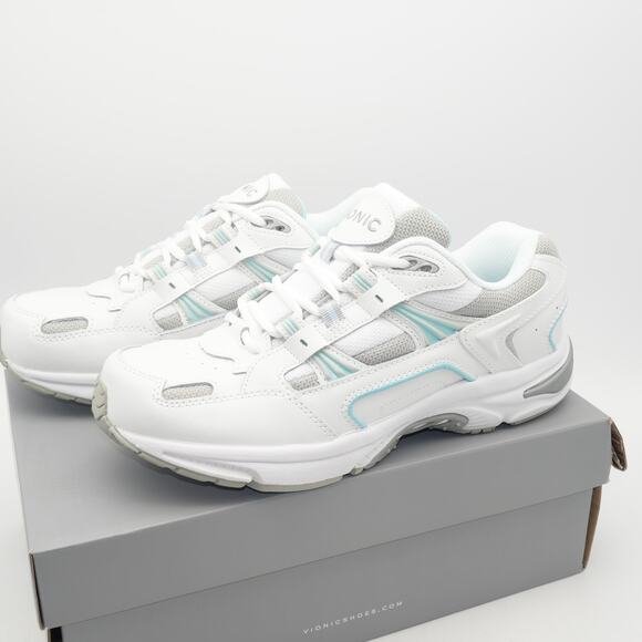 Vionic Shoes - NEW VIONIC 23 Walk Women's 8.5 Comfort Casual Sneaker Athletic Shoes White Blue